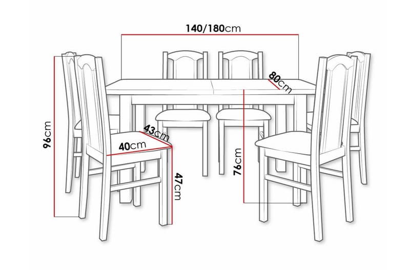 Patrickswell Matgrupp - Möbler - Matplats - Matgrupp & matbord med stolar
