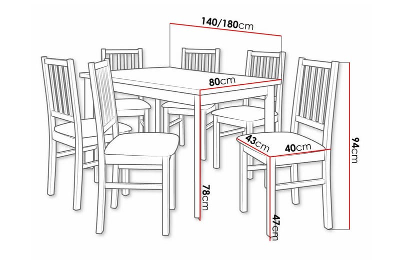Patrickswell Matgrupp - Möbler - Matplats - Matgrupp & matbord med stolar
