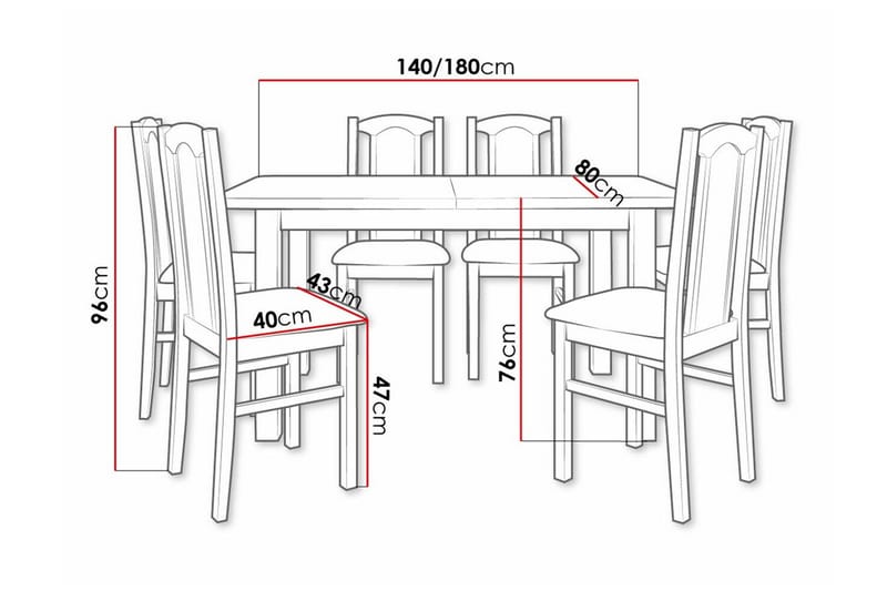 Patrickswell Matgrupp - Möbler - Matplats - Matgrupp & matbord med stolar