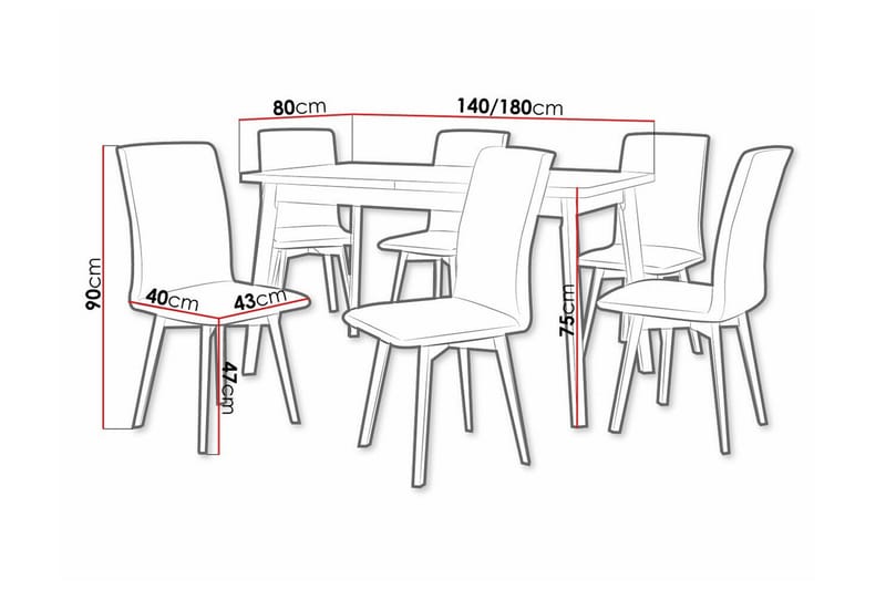 Patrickswell Matgrupp - Möbler - Matplats - Matgrupp & matbord med stolar