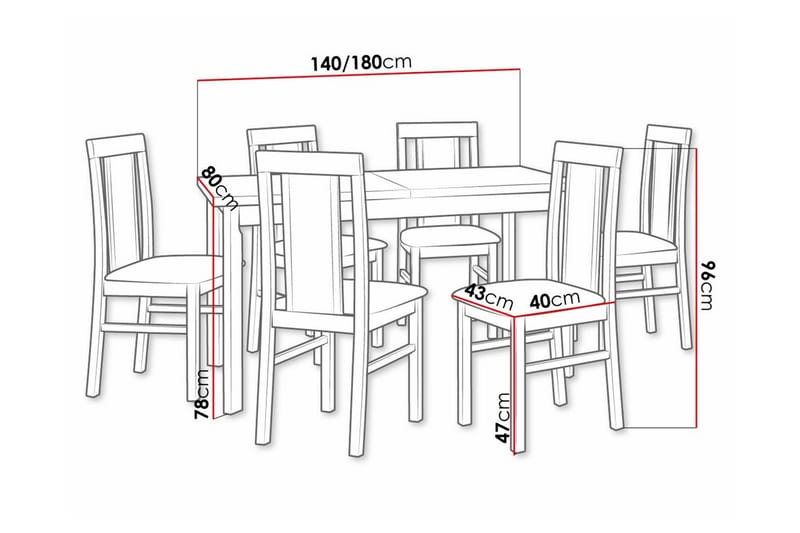 Patrickswell Matgrupp - Möbler - Matplats - Matgrupp & matbord med stolar
