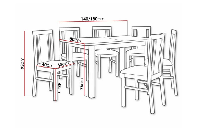 Patrickswell Matgrupp - Möbler - Matplats - Matgrupp & matbord med stolar