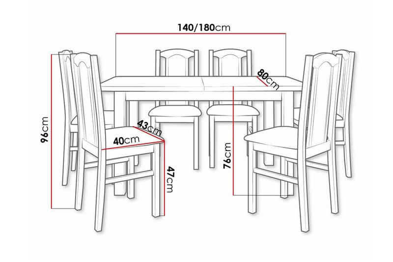 Patrickswell Matgrupp - Möbler - Matplats - Matgrupp & matbord med stolar