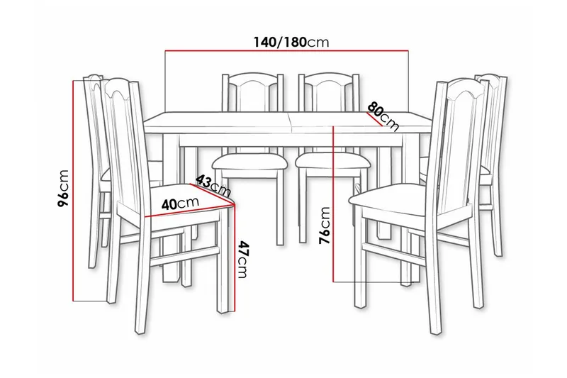 Patrickswell Matgrupp - Möbler - Matplats - Matgrupp & matbord med stolar