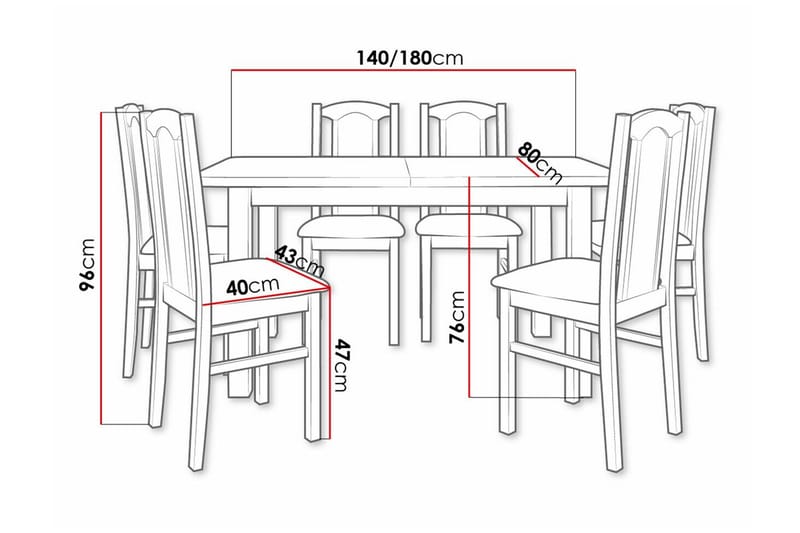 Patrickswell Matgrupp - Möbler - Matplats - Matgrupp & matbord med stolar