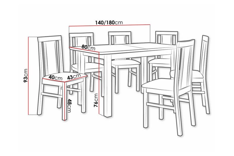 Patrickswell Matgrupp - Möbler - Matplats - Matgrupp & matbord med stolar