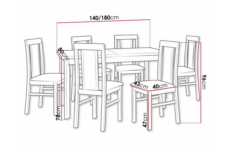Patrickswell Matgrupp - Möbler - Matplats - Matgrupp & matbord med stolar