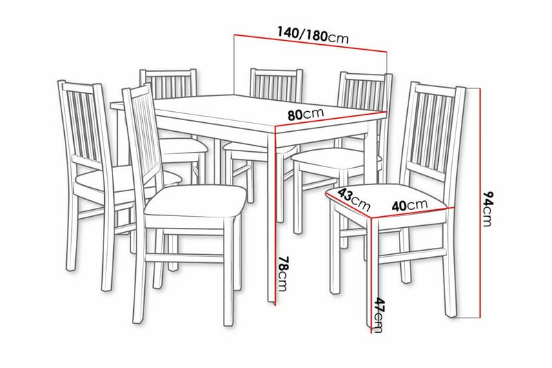 Patrickswell Matgrupp - Möbler - Matplats - Matgrupp & matbord med stolar