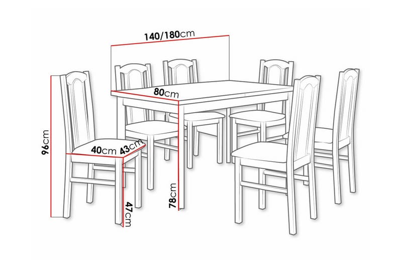 Patrickswell Matgrupp - Möbler - Matplats - Matgrupp & matbord med stolar