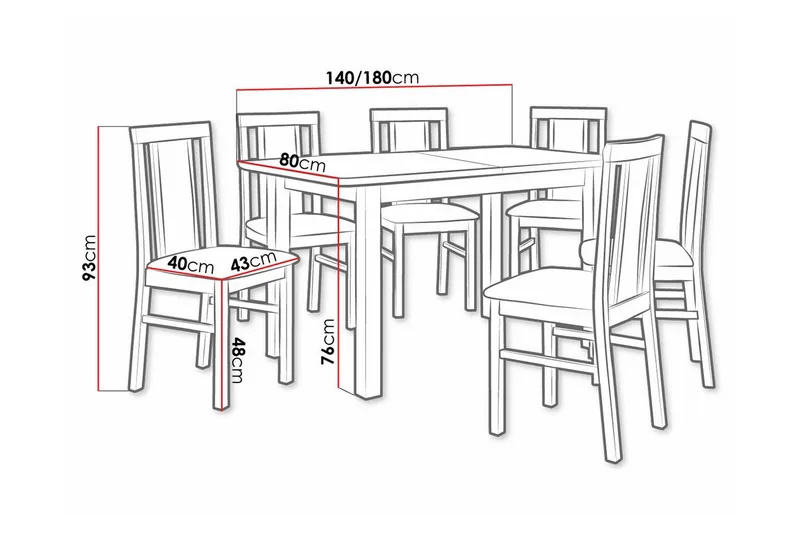 Patrickswell Matgrupp - Möbler - Matplats - Matgrupp & matbord med stolar