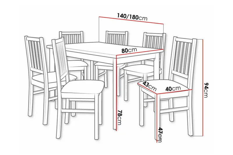 Patrickswell Matgrupp - Möbler - Matplats - Matgrupp & matbord med stolar