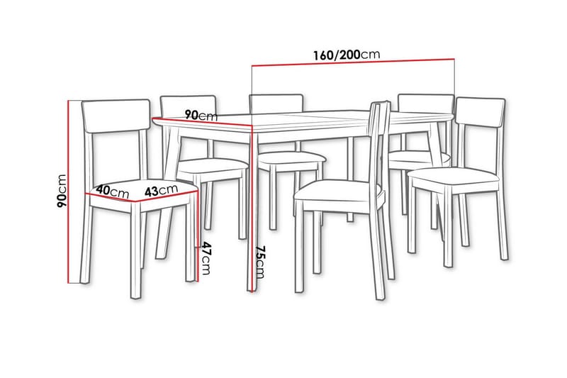 Patrickswell Matgrupp - Möbler - Matplats - Matgrupp & matbord med stolar