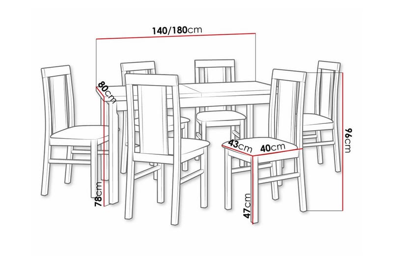 Patrickswell Matgrupp - Möbler - Matplats - Matgrupp & matbord med stolar