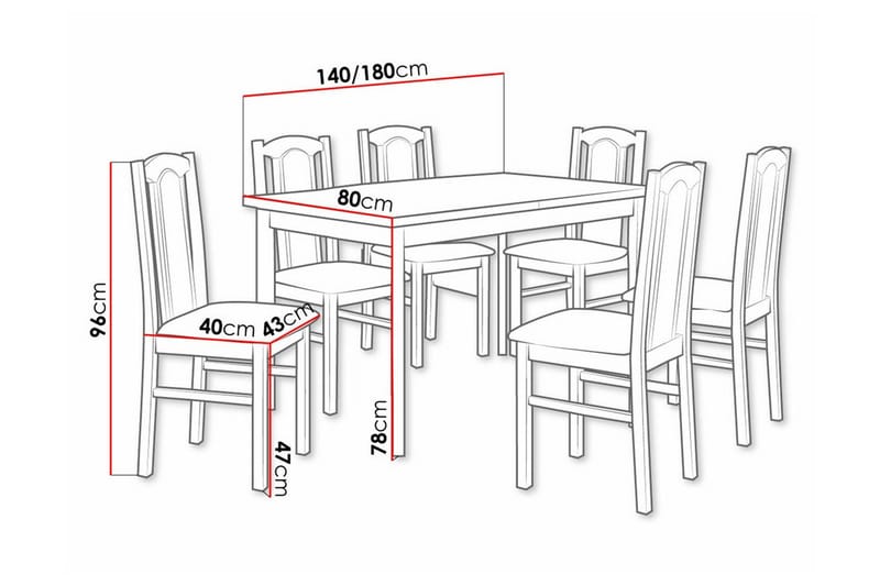 Patrickswell Matgrupp - Möbler - Matplats - Matgrupp & matbord med stolar