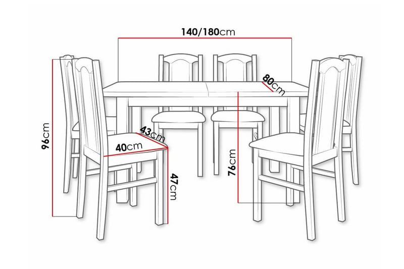Patrickswell Matgrupp - Möbler - Matplats - Matgrupp & matbord med stolar
