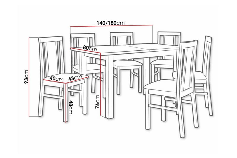 Patrickswell Matgrupp - Möbler - Matplats - Matgrupp & matbord med stolar