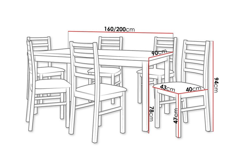 Patrickswell Matgrupp - Möbler - Matplats - Matgrupp & matbord med stolar