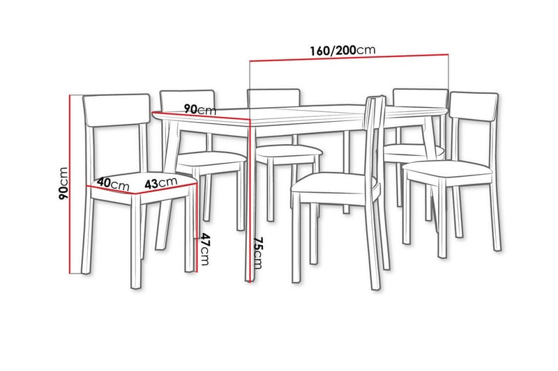 Patrickswell Matgrupp - Möbler - Matplats - Matgrupp & matbord med stolar