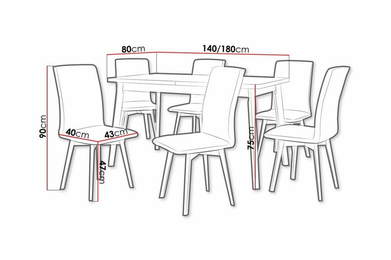 Patrickswell Matgrupp - Möbler - Matplats - Matgrupp & matbord med stolar