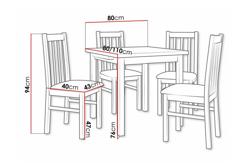 Patrickswell Matgrupp - Möbler - Matplats - Matgrupp & matbord med stolar