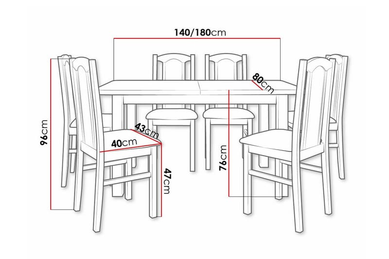 Patrickswell Matgrupp - Möbler - Matplats - Matgrupp & matbord med stolar