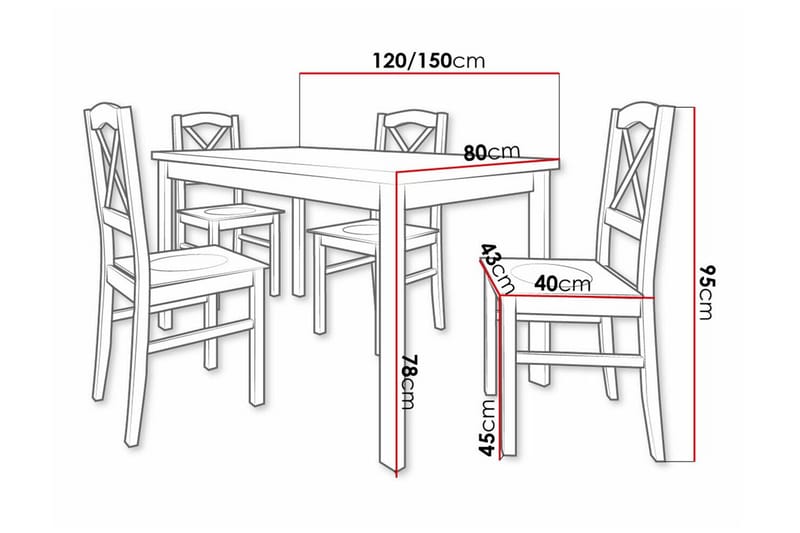 Patrickswell Matgrupp - Möbler - Matplats - Matgrupp & matbord med stolar