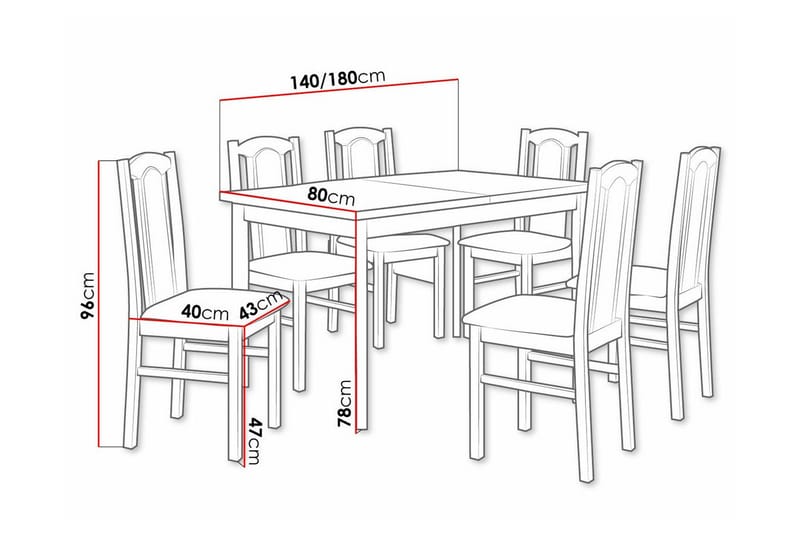 Patrickswell Matgrupp - Möbler - Matplats - Matgrupp & matbord med stolar