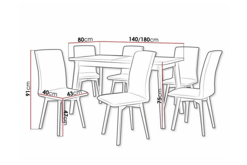 Patrickswell Matgrupp - Möbler - Matplats - Matgrupp & matbord med stolar