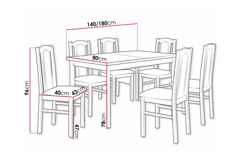 Patrickswell Matgrupp - Möbler - Matplats - Matgrupp & matbord med stolar