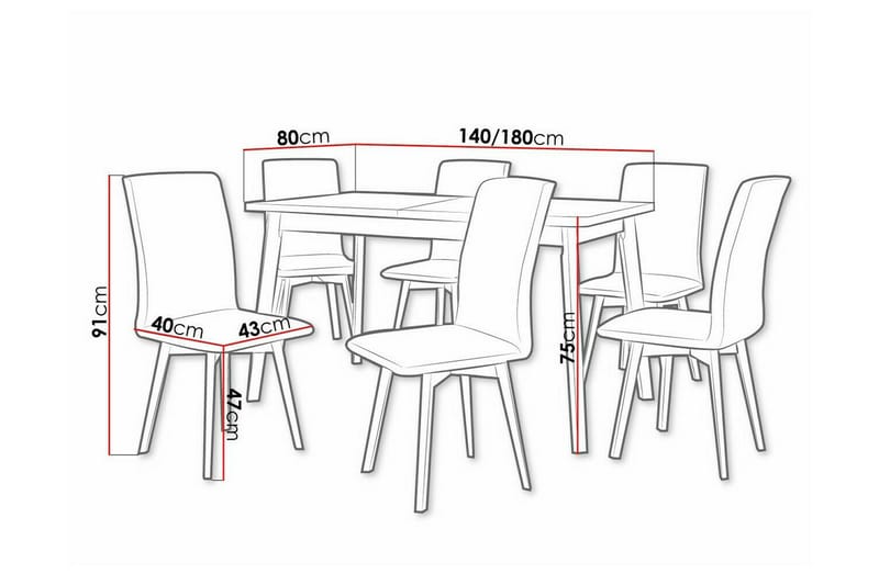 Patrickswell Matgrupp - Möbler - Matplats - Matgrupp & matbord med stolar