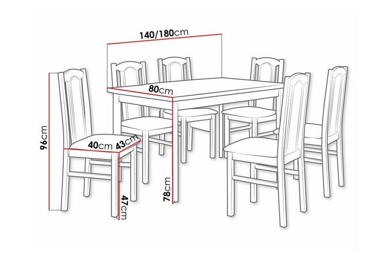 Patrickswell Matgrupp - Möbler - Matplats - Matgrupp & matbord med stolar