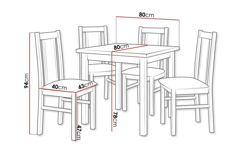 Patrickswell Matgrupp - Möbler - Matplats - Matgrupp & matbord med stolar