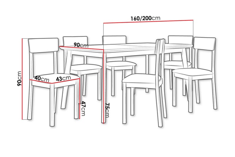 Patrickswell Matgrupp - Möbler - Matplats - Matgrupp & matbord med stolar
