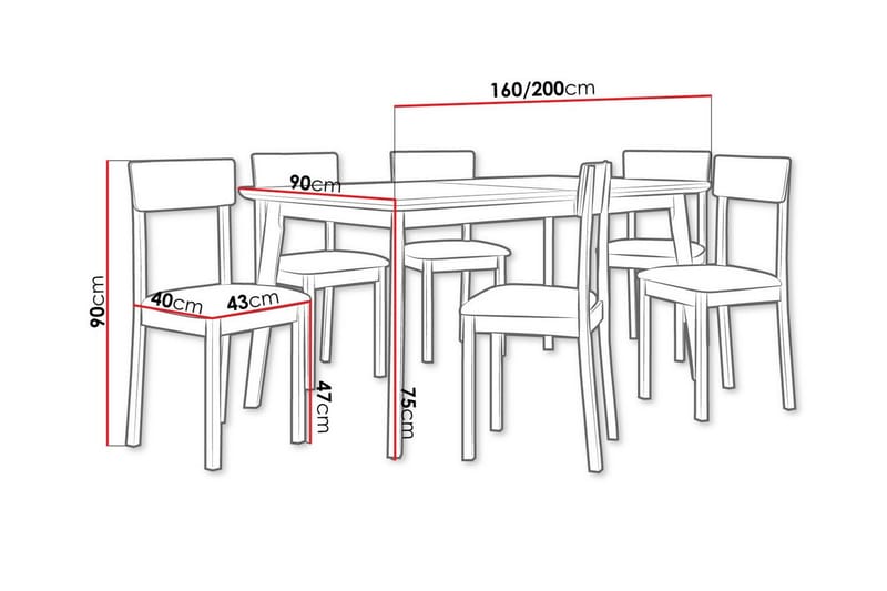 Patrickswell Matgrupp - Möbler - Matplats - Matgrupp & matbord med stolar