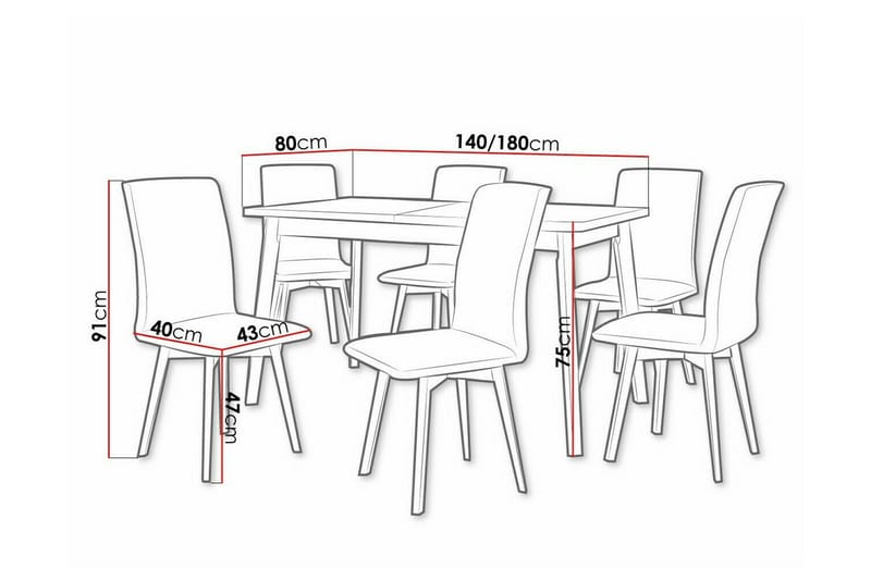 Patrickswell Matgrupp - Möbler - Matplats - Matgrupp & matbord med stolar