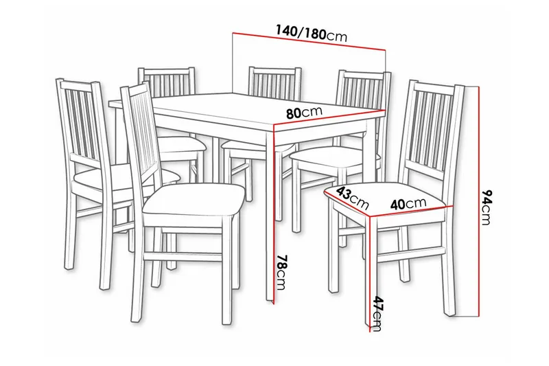 Patrickswell Matgrupp - Möbler - Matplats - Matgrupp & matbord med stolar