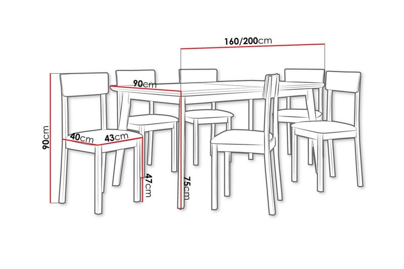 Patrickswell Matgrupp - Möbler - Matplats - Matgrupp & matbord med stolar