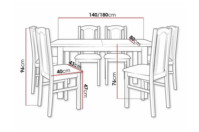 Patrickswell Matgrupp - Möbler - Matplats - Matgrupp & matbord med stolar