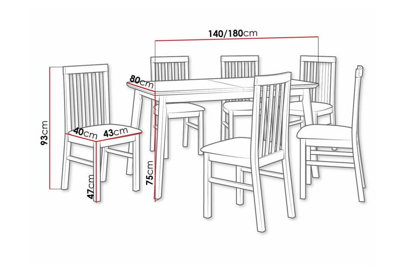 Patrickswell Matgrupp - Möbler - Matplats - Matgrupp & matbord med stolar