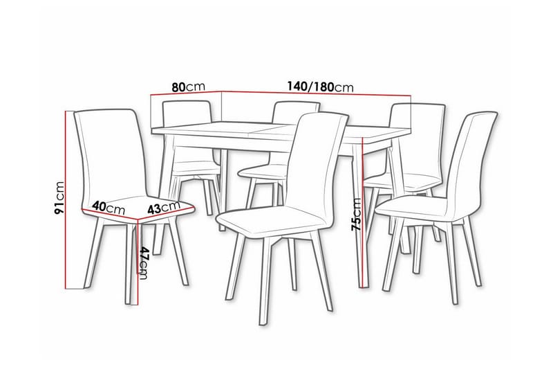 Patrickswell Matgrupp - Möbler - Matplats - Matgrupp & matbord med stolar
