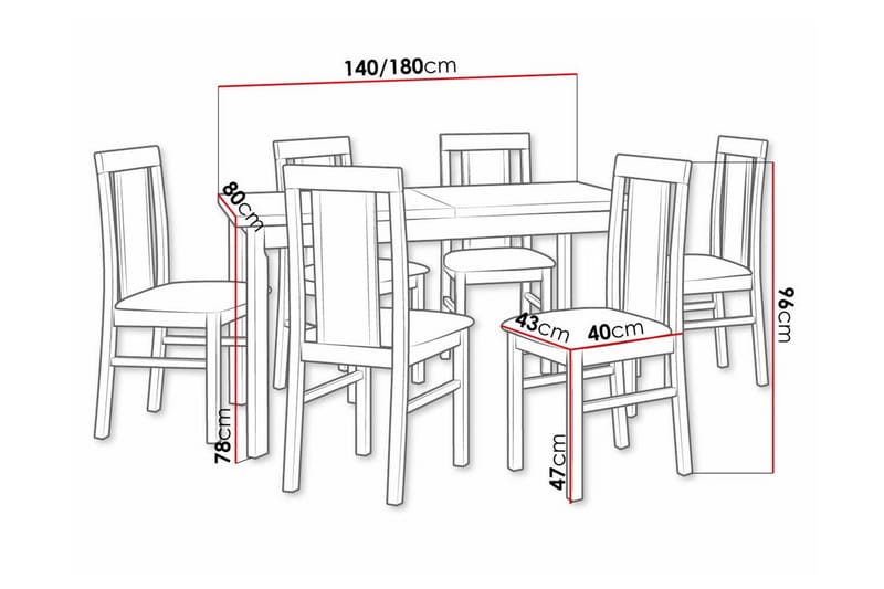 Patrickswell Matgrupp - Möbler - Matplats - Matgrupp & matbord med stolar