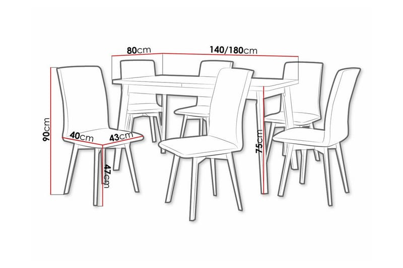 Patrickswell Matgrupp - Möbler - Matplats - Matgrupp & matbord med stolar