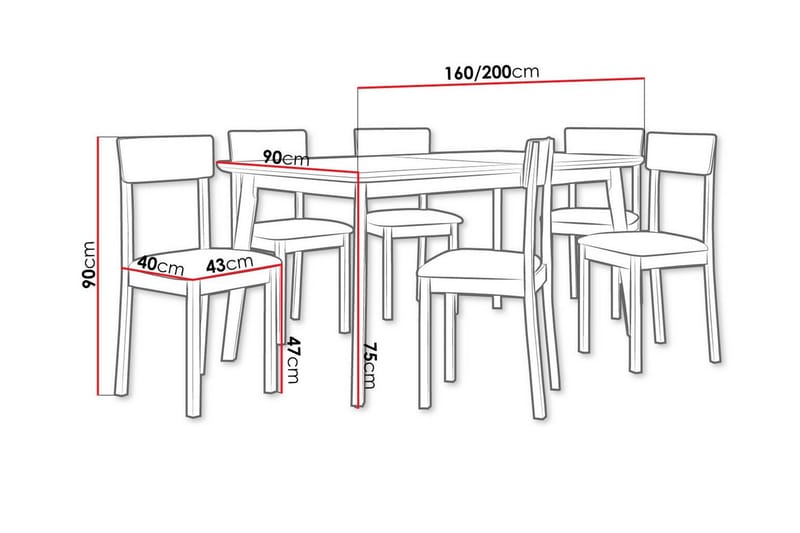 Patrickswell Matgrupp - Möbler - Matplats - Matgrupp & matbord med stolar