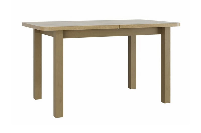Patrickswell Rektangulär Utdragbar Matgrupp 140–180 cm – Matbord med 6 Matstolar med Klädd Rygg i Trä - Natur|Beige - Möbler - Matplats - Matgrupp & matbord med stolar