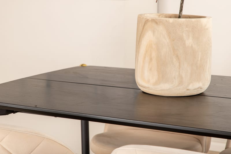 PEDER Matbord med 6st VELVET Matstol - Matgrupp & matbord med stolar