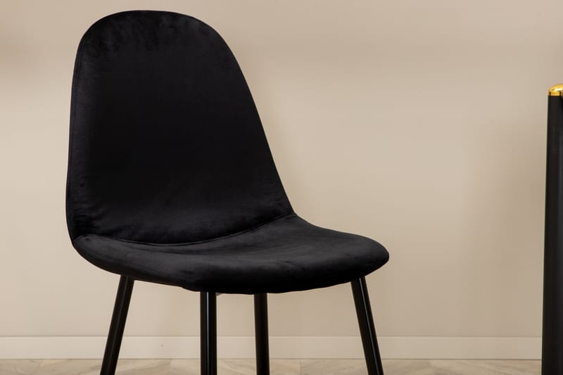 Pelle Matgrupp 190 cm inkl 6 Pontus Stolar - Svart - Möbler - Matplats - Matgrupp & matbord med stolar