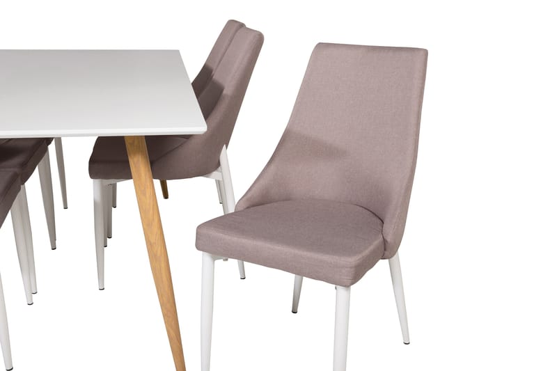 PESO Matgrupp 180 cm med 6 JEMPE Köksstolar - Matgrupp & matbord med stolar