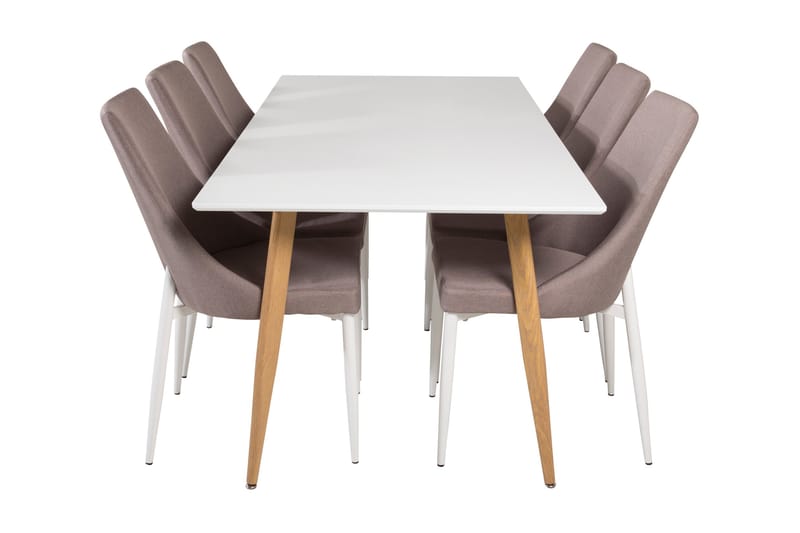 PESO Matgrupp 180 cm med 6 JEMPE Köksstolar - Möbler - Matplats - Matgrupp & matbord med stolar