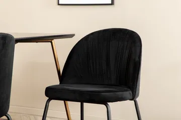 Pipi Matgrupp 190 cm inkl 6 Foyos Stolar - Svart/Koppar - Möbler - Matplats - Matgrupp & matbord med stolar