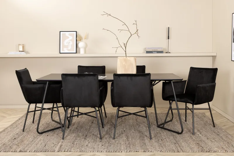 Pippi matbord med 6st Pippi matstol - Möbler - Matplats - Matgrupp & matbord med stolar